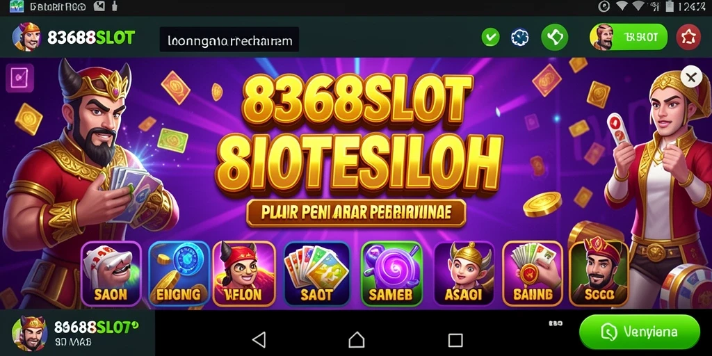 Screenshot utama 8368SLOT yang menampilkan gameplay yang seru.