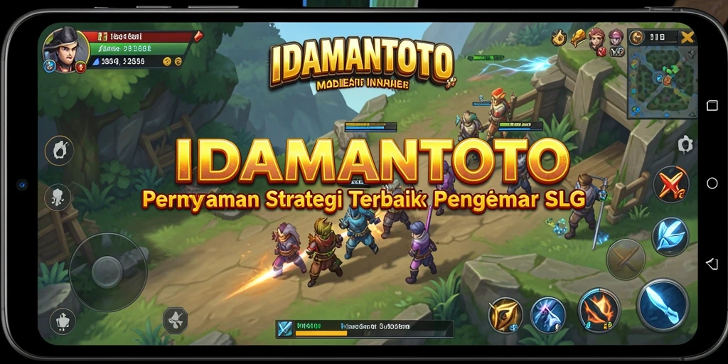 Tampilan gameplay menarik dari IDAMANTOTO yang menunjukkan strategi SLG.