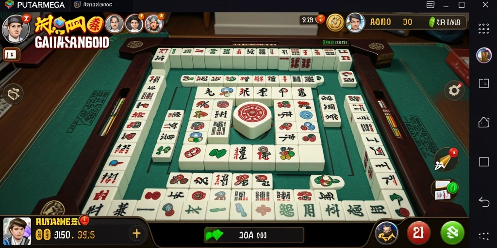 Tampilan screenshot gameplay PUTARMEGA yang menarik dan penuh warna.