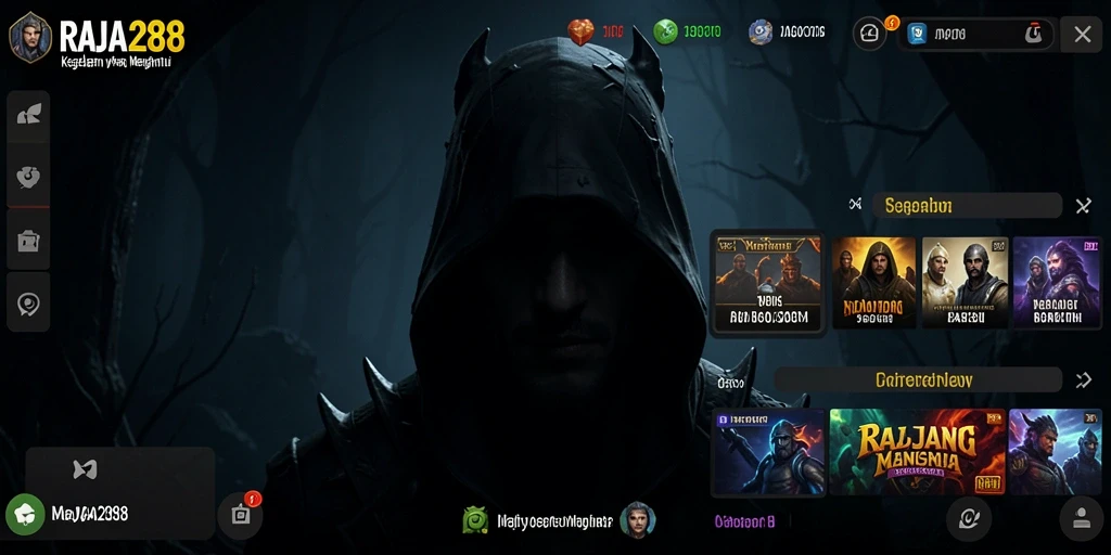 Tampilan menakutkan dari gameplay RAJA288 yang mencekam.