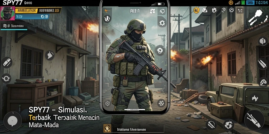 Tampilan gameplay SPY77 yang mendebarkan dan interaktif.