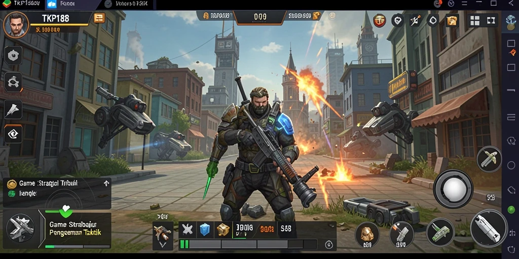 Tampilan gameplay dalam <strong>TKP188</strong> yang mendebarkan dan penuh strategi.